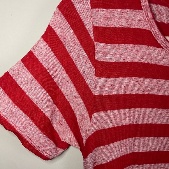Red Striped Lularoe Carly Dress - Picture 5 of 6